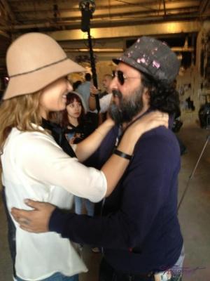 Lyndsy with Mr. Brainwash
